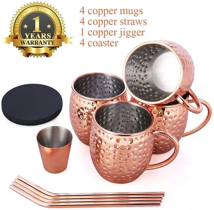Amazon Hot Sale Full Copper Moscow Mule Mug