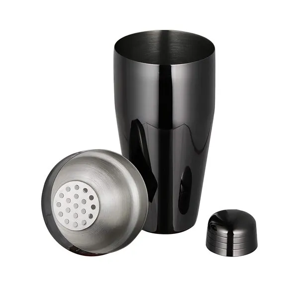 Černá koktejlová sada se stojanem