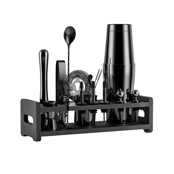 Černé koktejlové sady