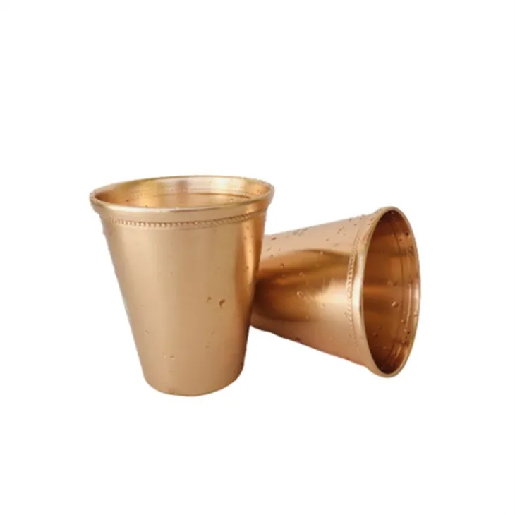 Koktejlové sklo Julie hliníkový pohár