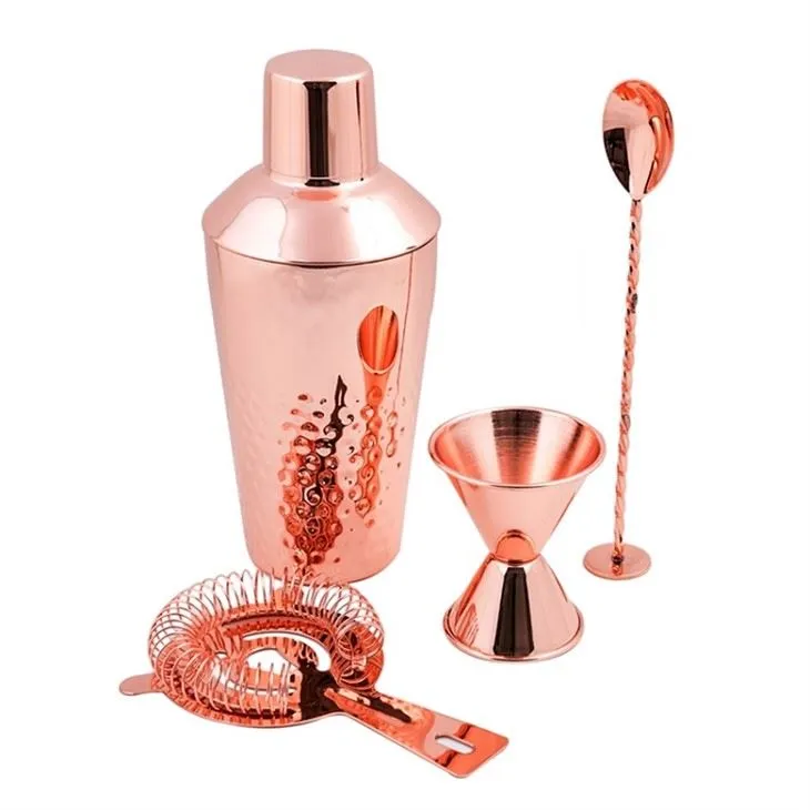 Copper Barman Cocktail Maker Kit