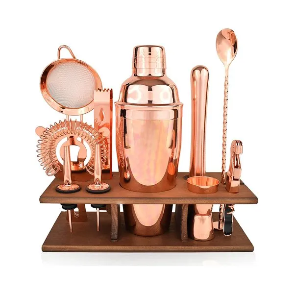 Sada měděného barmana