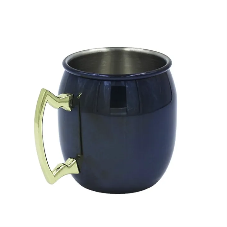 Měď Moskva Mule Mule s mosaznou rukojetí