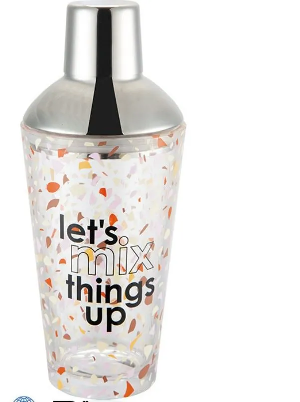 Šejkr na koktejly z křišťálového skla