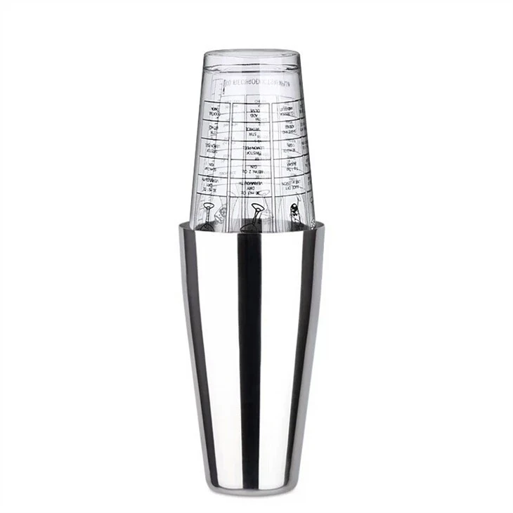 glass Boston shaker