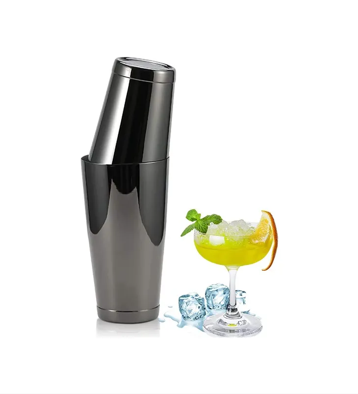 Gunmetal černá boston třepačka