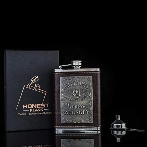 Jack Daniels 8oz únik důkaz přenosné kyčelní baňky