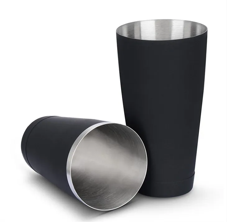 Matný černý Boston Shaker