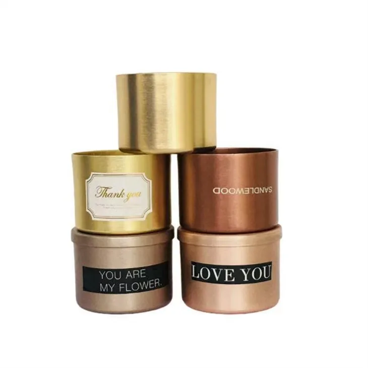 Vícebarevná svíčka hliníkový pohár show