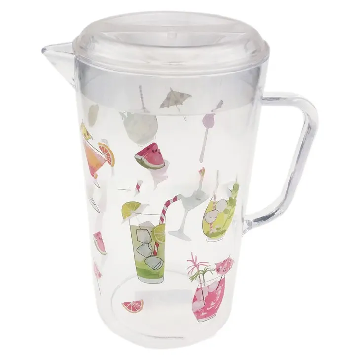 Plastový džbán s víkem