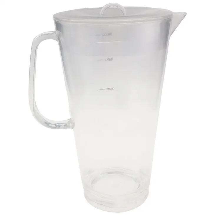 Plastová vodní džbán s víkem