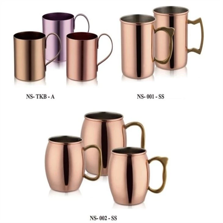Single-layer copper plated aluminum cup Single-layer copper plated aluminum cup