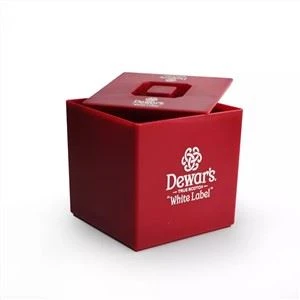 Dewars Custom Color Square Plastic Ice Bucket