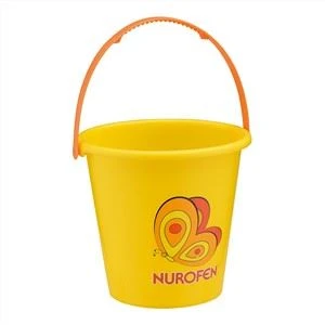 Nurofen plastové malé kbelíky na pláž pro děti