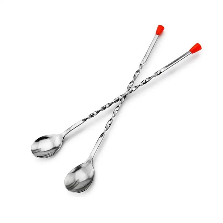 Koktejl z nerezové oceli Twisted Spoon