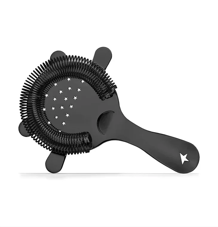 Černé sítko na nápoje z nerezové oceli