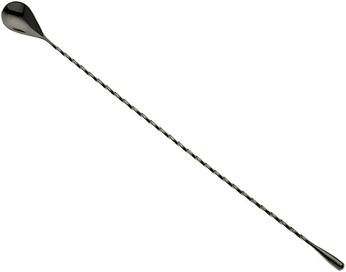 Barová lžíce z nerezové oceli černá
