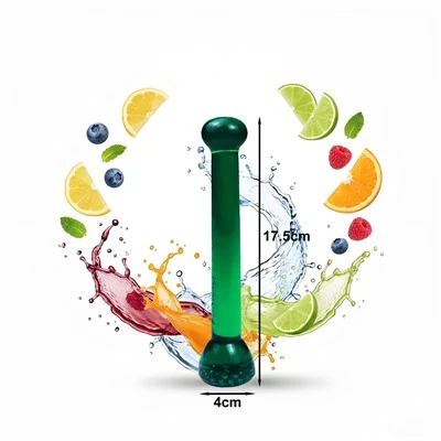 17,5 cm plastový muddler pro čerstvé chutě